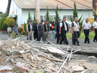 Menteri ESDM Tinjau Lokasi Bencana Sumatera Barat